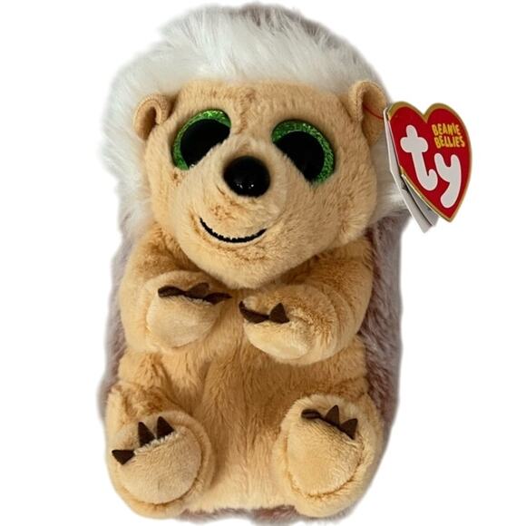 Ty Other - Ty Beanie Baby Bellies BUMPER the Hedgehog 6" NEW MWMTs Plush Stuffed Animal Toy